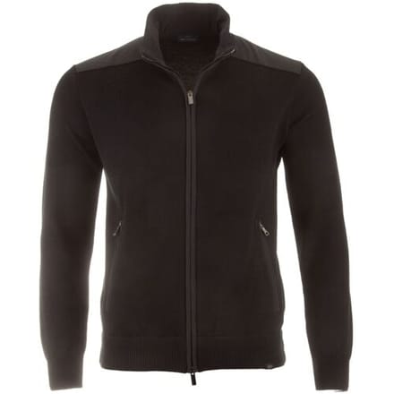 Paul & Shark Vest Typhoon Re4x4 Soft Cool Touch Wool Full Zip Zwart / male