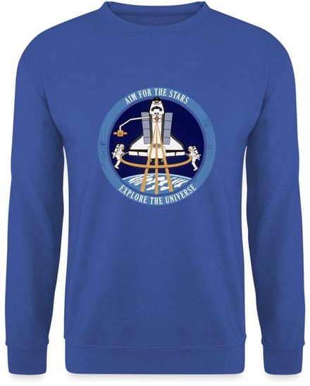 NASA Aim For The Stars Sweater Heren