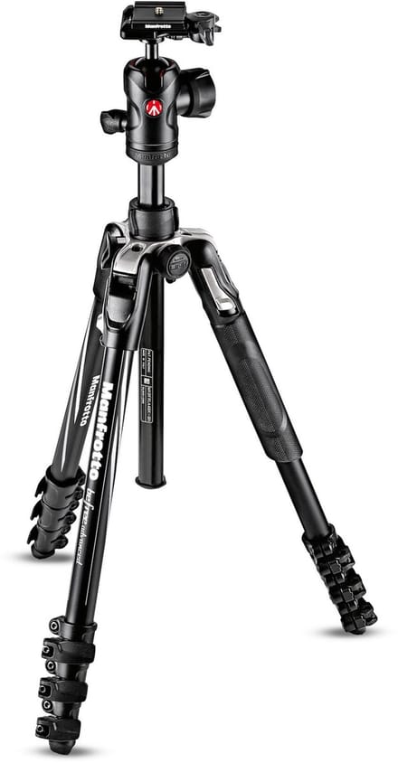 Manfrotto Befree Advanced Aluminum Travel Tripod lever ball head
