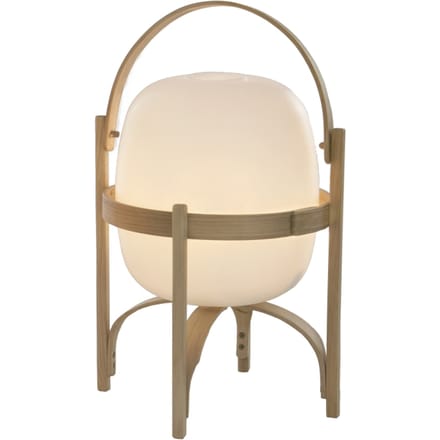 Santa & Cole - Cestita Bateria Draagbare lamp - Weißes Opal - wit