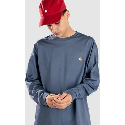 Carhartt WIP Chase Longsleeve blauw