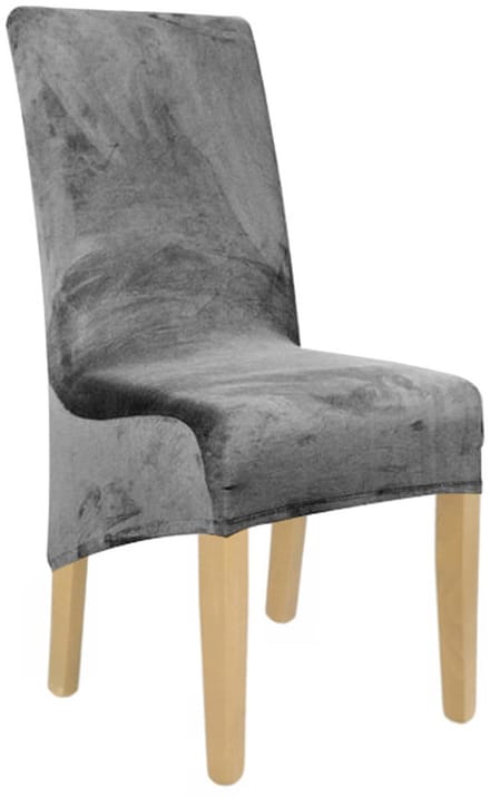 Ubieramy-meble Serie - XL Stoelhoes - Grijs - Elastisch Velours