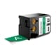 DYMO 1868784 XTL tape vinyl wit op groen 41mm (origineel)
