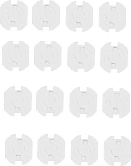 Stopcontactbeveiliging - 45x stuks - wit - stopcontactbeschermers - kinderbeveiliging