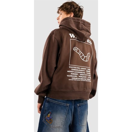 A.LAB Wanted Boxy Zip Hoodie bruin