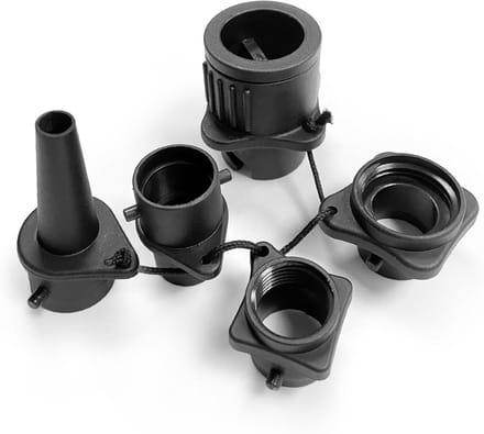5-delige pompadapter voor opblaasbare boot, SUP-luchtpompadapterset, opblaasbaar adapter opzetstuk voor paddleboards, opblaasbare boten, kajaks