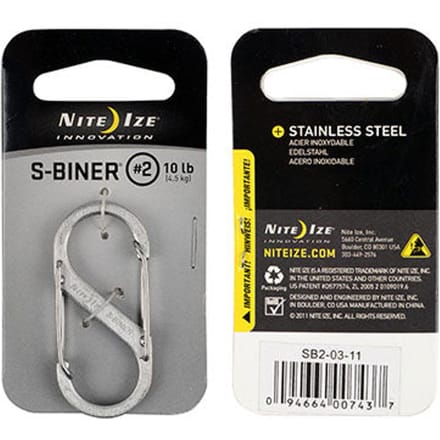 NITE Ize S-Biner Gr. 2 NI-SB2-03-11 Karabijn 50 mm x 22 mm 1 stuk(s)