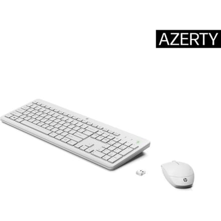 HP 230 - Draadloos Toetsenbord en Muis Combinatie - Azerty - Wit