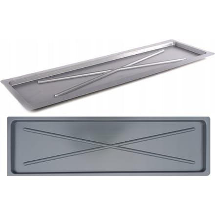 Altom Design - Onderzetter voor Afdruiprek - 75x25 cm - Zilver