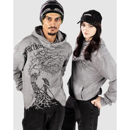 Affliction Creeper Hoodie grijs