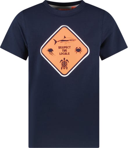 TYGO & vito X403-6425 Jongens T-shirt - Navy - Maat 110-116