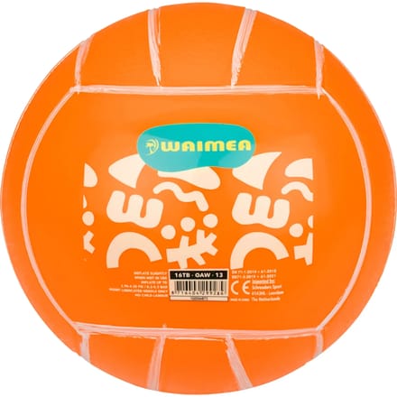 Waimea Strandbal - PVC - 13 cm - Fluororanje