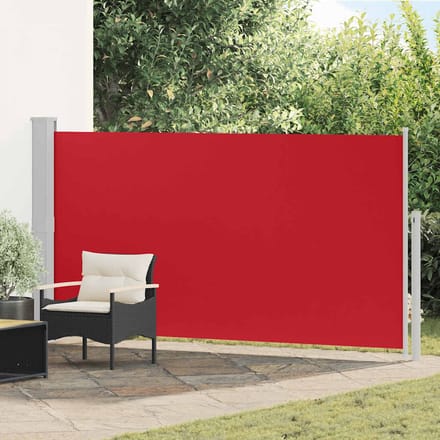 vidaXL - Tuinscherm - uittrekbaar - 170x300 - cm - rood