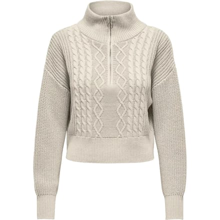 Only Doritta LS Cable Zip Knit Tui Dames - Maat L