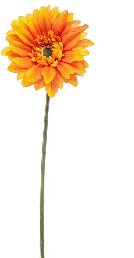 Emerald - Kunstbloem Gerbera REC oranje 63cm - Kunstplant voor binnen