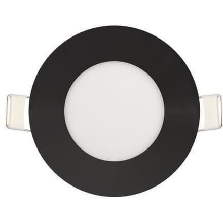 Dimbare LED panel 3W 6400K 110lm Zwart IP20