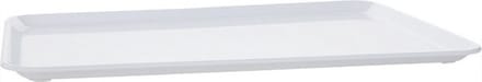 Araven Plat Horeca dienblad - kleur wit - kunststof - 35 x 24 cm - Serveerbladen