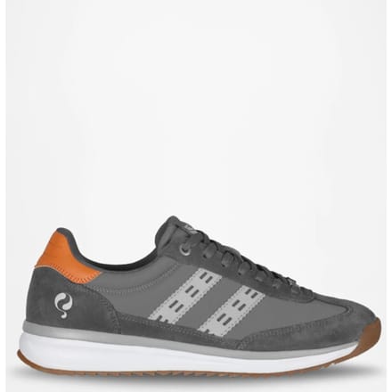 Heren Sneaker Boston Pro - Antraciet/ Grijs/ Oranje