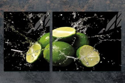 TMK ArtDeko - Snijplank - Glas - 40+60 x 52 cm - Hartvormig