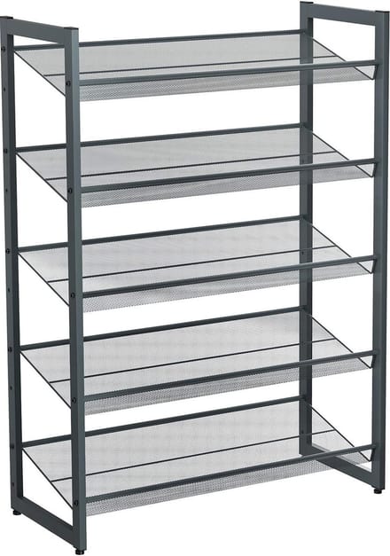 LMR005GB Schoenenrek, Donkergrijs, 74 x 30.7 x 104 cm