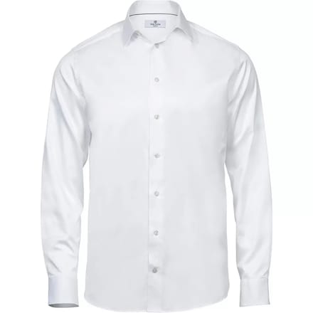 Tee Jays - Luxury Shirt Comfort Fit - White maat S