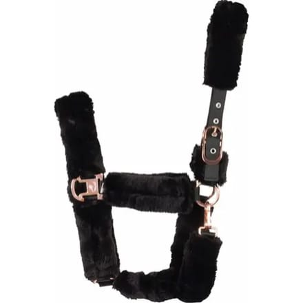 Imitatie halster van schapenvacht voor paarden Catago