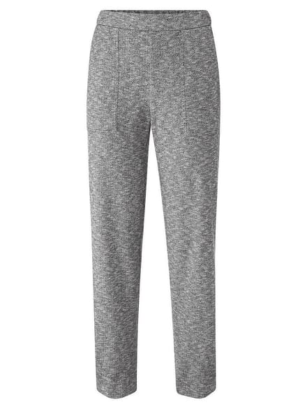 Jersey Modern Fit-broek Van Peter Hahn grijs