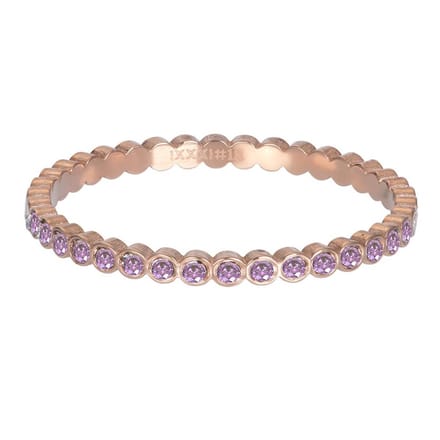 Small Circle Stone Tanzanite - iXXXi - Vulring 2 mm - Roségoud