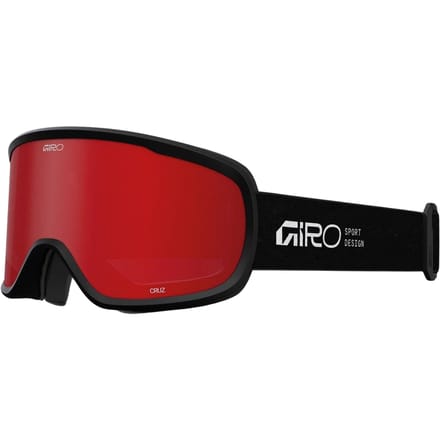 Giro GG CRUZ STACKED BLK AMBER SCARLET Unisex Skibril - Black