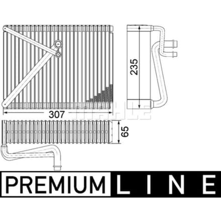 Verdamper, airconditioner MAHLE AE 87 000P