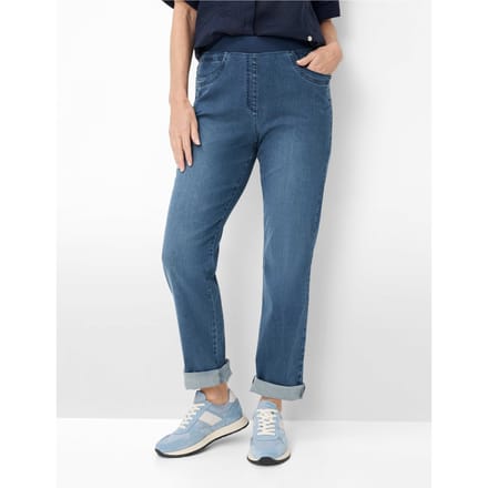 Raphaela by Brax Dames Jeans  Style CARINA FUN STONED SLIGHTLY USED, denim blauw regular, maat 36
