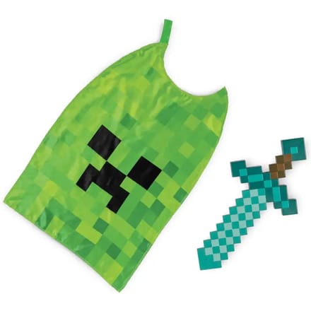 MINECRAFT (MOJANG), Minecraft Zwaard & Cape Set, Maat One Size Kind, Kind