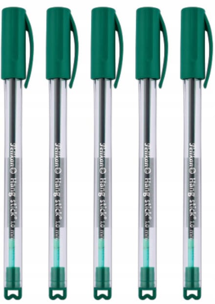 Pelikan Hangstick Drukpennen Set - 5x Groen