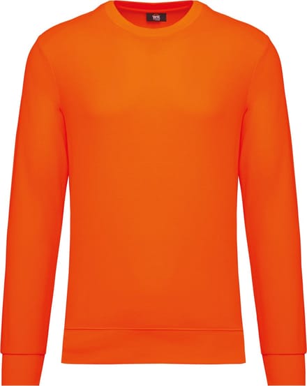 WK. Designed To Work Duurzaam uniseks sweater polyester/katoen WK405 - Fluorescent Orange - M