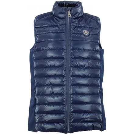 Mouwloos donsjack voor dames van twee materialen Peak Mountain Fine
