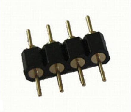 LED strip connector male-male RGB