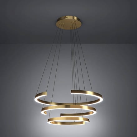 Stars of Light LED hanglamp Labonete goud 80 cm 3-lamps CCT