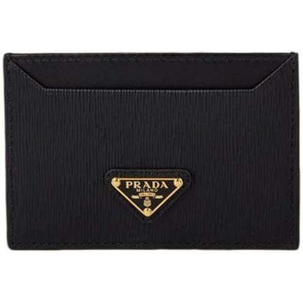 Prada Kaart Houder Zwart