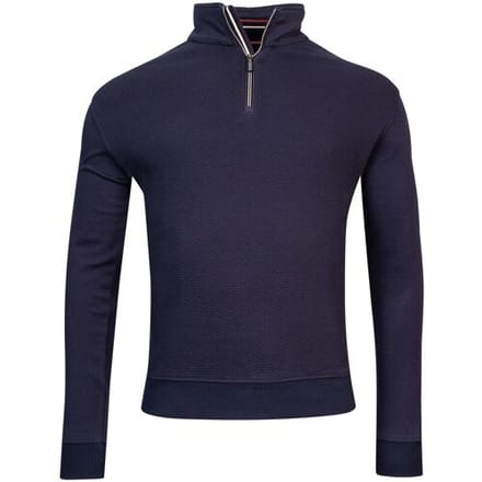 Baileys Trui Sweat Front Two-Tone Honeycomb Doubleface Interlock Navy / male