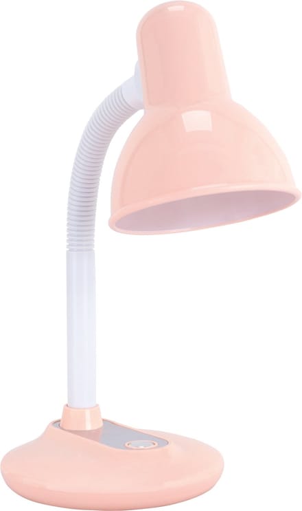 PESTO - Bureaulamp - E27 Fitting - Verstelbaar - Retro - Klassiek - Rond - Pink