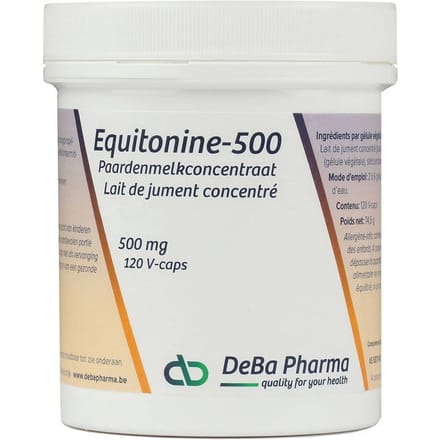 DeBa Pharma Equitonine V-Caps 500 Mg 120 Capsules