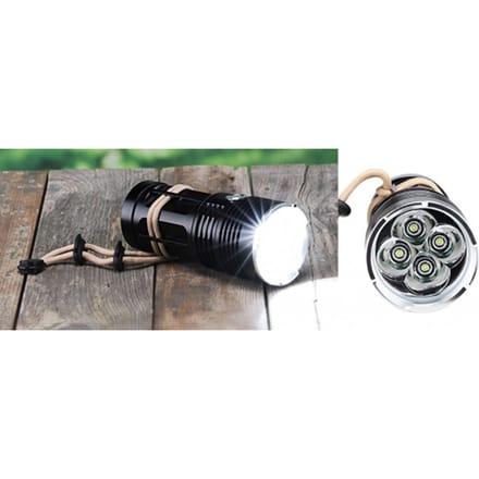 LED batterij handlamp incl. 4 batterijen