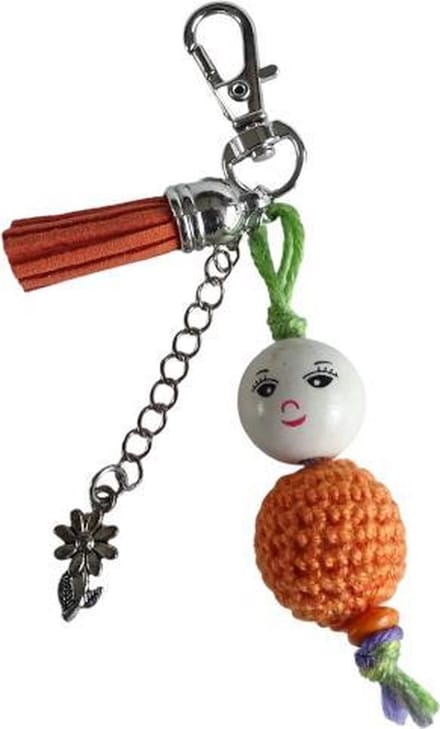 2 Love it Gelukspop Bloem - Sleutelhanger - Tashanger