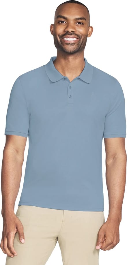 Skechers Off Duty Polo, Mannen, Blauw, Poloshirt, maat: L