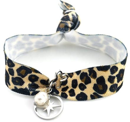 Armband Dames - Panter - Ster en Klaver - RVS - Zilverkleurig