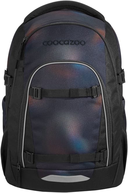 coocazoo schoolrugzak Mate School Backpack Rainbow Illusion zwart