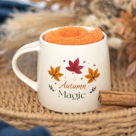 Something Different - Autumn Magic Beker & Sokken Set - Multicolours