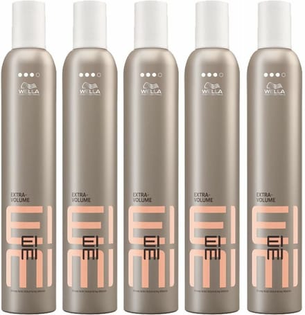 5x Wella EIMI Extra Volume Mousse 500ml