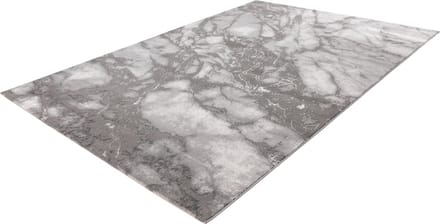 Marmaris Vloerkleed – Grijs – Marmerlook Design – Modern & Laagpolig – 80x300 cm