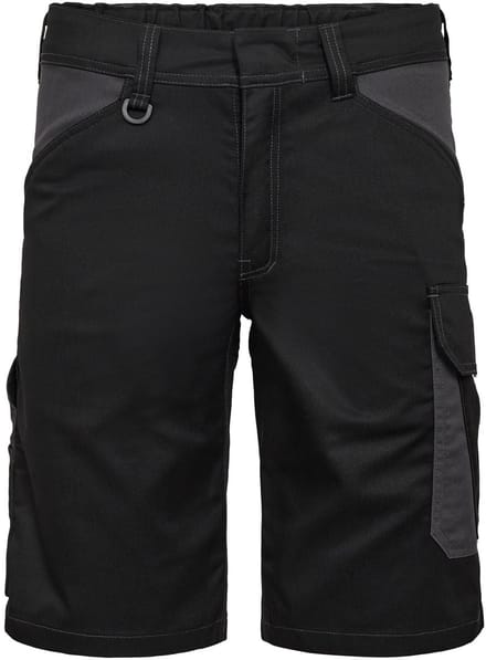 Engel Venture werkshorts met verdekte drukknopen 6519-154 - Black / Anthracite Grey - 44